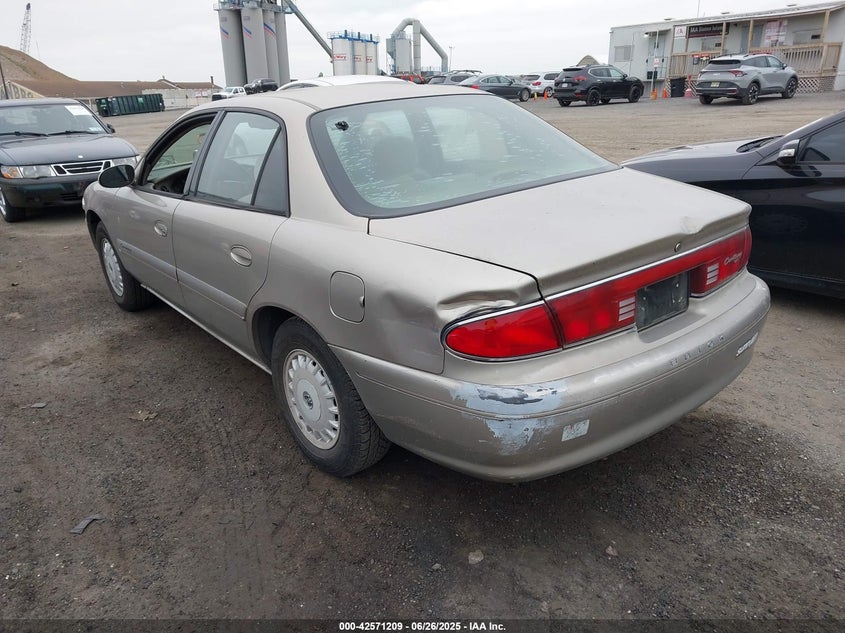 2001 Buick Century Custom gold sedan gasoline 2G4WS52J311330286 photo #4