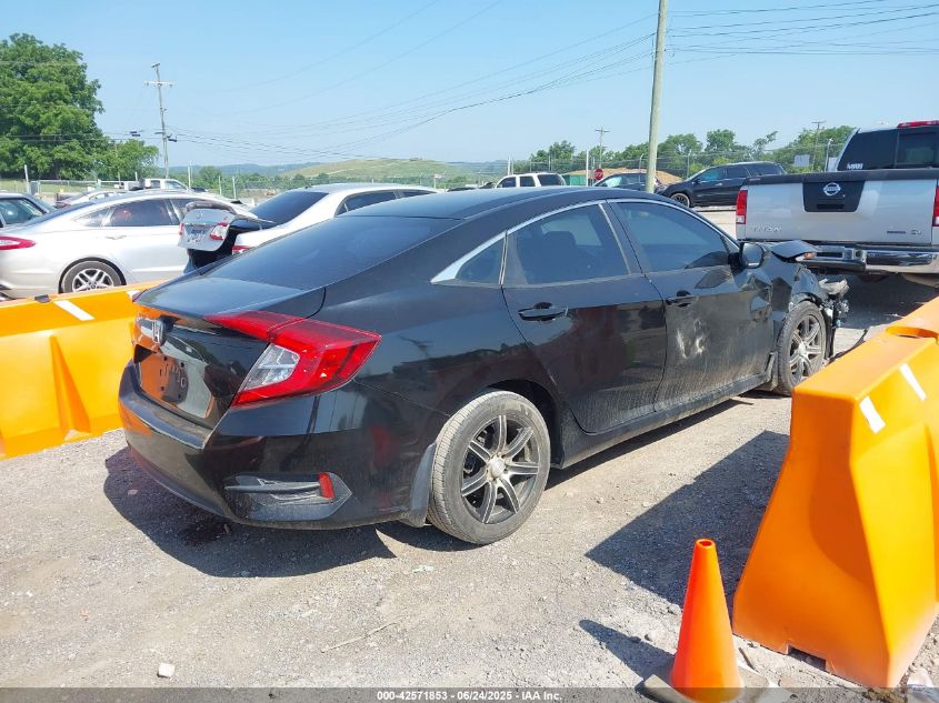 2018 Honda Civic Lx VIN: 19XFC2F55JE032628 Lot: 42571853