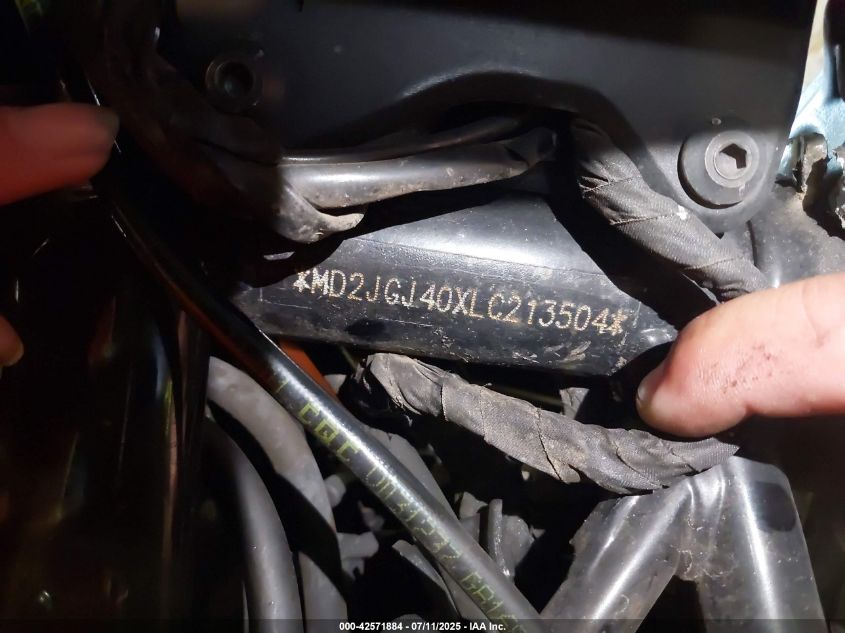 2020 Ktm 390 Adventure VIN: MD2JGJ40XLC213504 Lot: 42571884