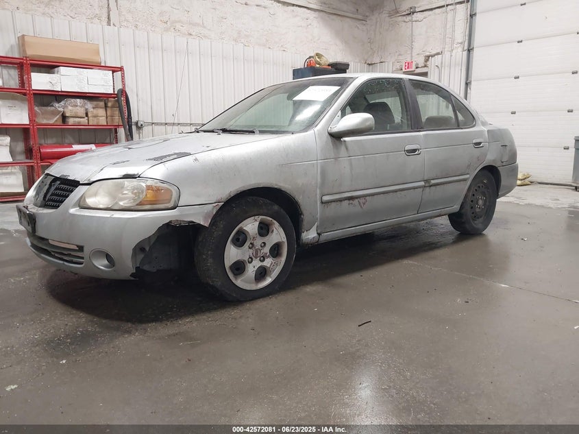 2004 Nissan Sentra 1.8S silver sedan gasoline 3N1CB51D84L920783 photo #3