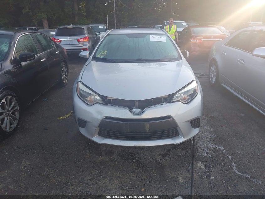 2016 TOYOTA COROLLA VIN: 2T1BURHE6GC645401