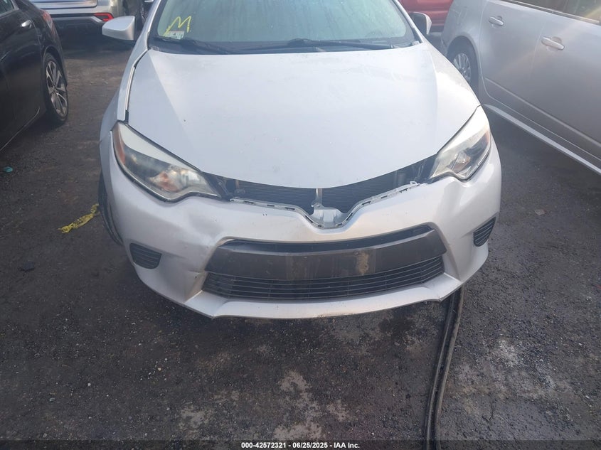 2016 TOYOTA COROLLA VIN: 2T1BURHE6GC645401