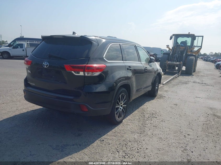 Vin: 5tdkzrfhxjs543631, lot: 43066012, toyota highlander se 20184