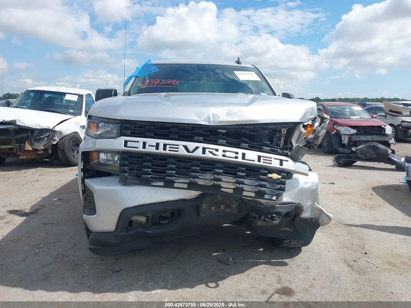 2019 CHEVROLET SILVERADO 1500 CUSTOM - 3GCPWBEH7KG248641