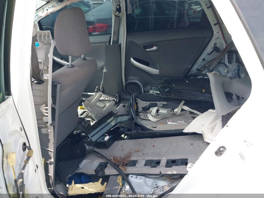 2011 Toyota Prius Two VIN: JTDKN3DU7B1375874 Lot: 42574203