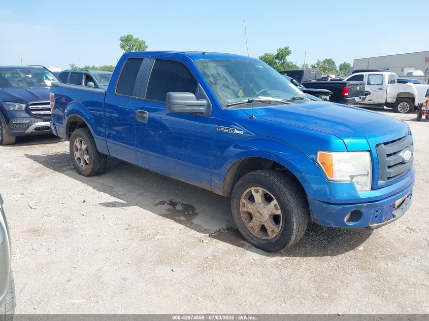 2009 Ford F-150 Stx/Xl/Xlt blue truck gasoline 1FTRX12829KB90445 photo #1