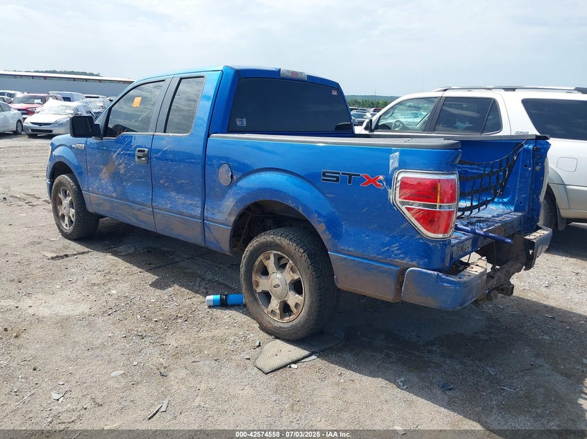 2009 Ford F-150 Stx/Xl/Xlt blue truck gasoline 1FTRX12829KB90445 photo #4