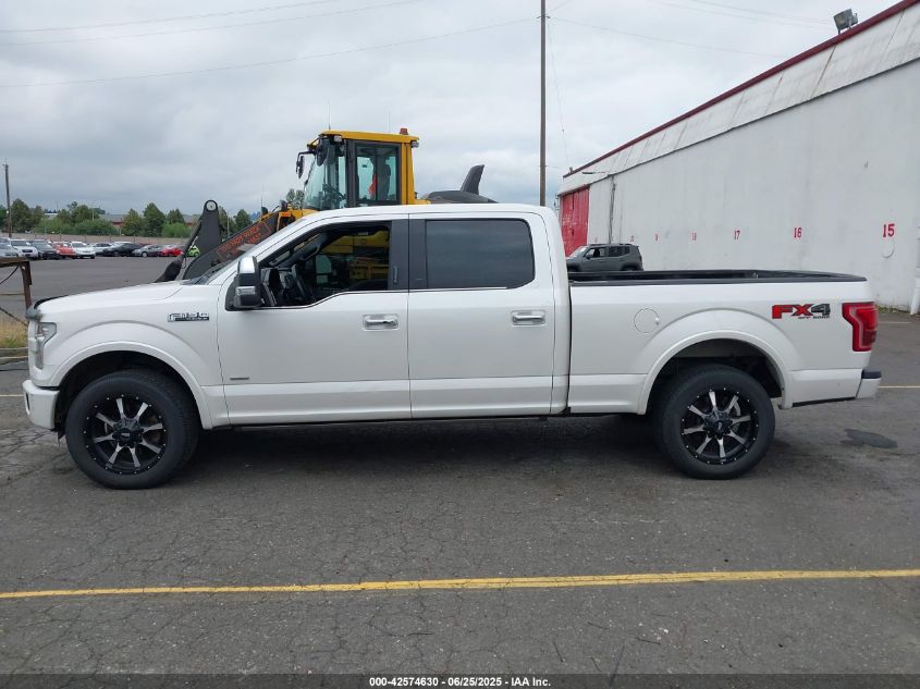 2016 Ford F-150 Platinum VIN: 1FTFW1EG6GFD20628 Lot: 42574630