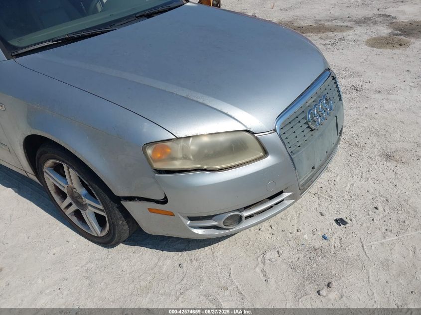 2006 Audi A4 2.0T VIN: WAUDF78E86A242897 Lot: 42574659