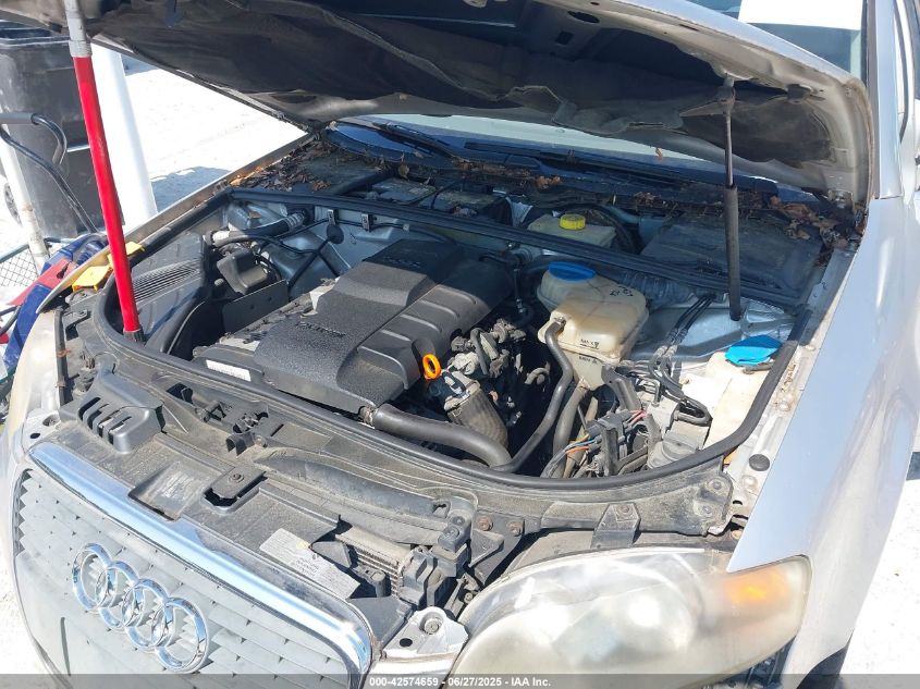 2006 Audi A4 2.0T VIN: WAUDF78E86A242897 Lot: 42574659