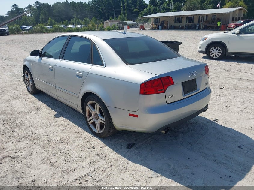 2006 AUDI A4 VIN: WAUDF78E86A242897