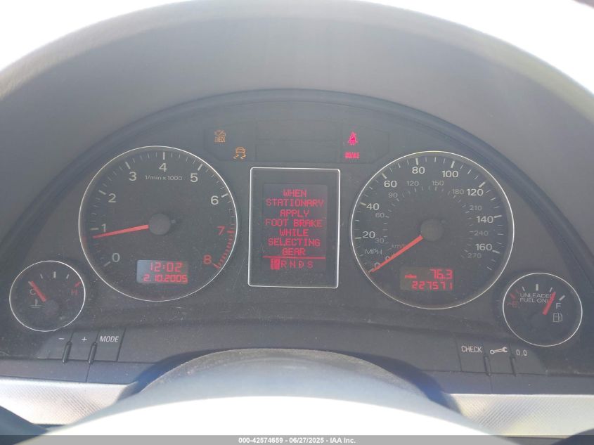 2006 Audi A4 2.0T VIN: WAUDF78E86A242897 Lot: 42574659