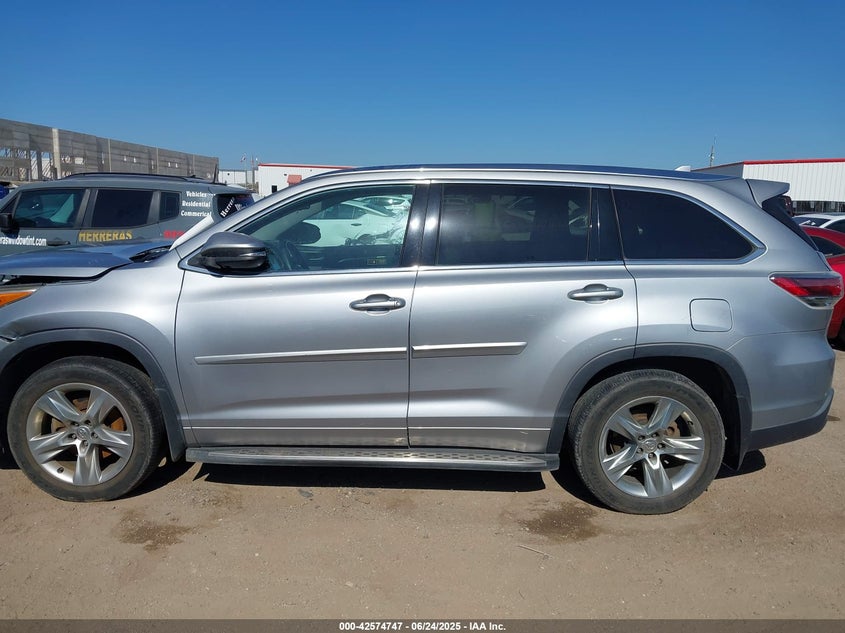 2015 TOYOTA HIGHLANDER LIMITED V6 - 5TDYKRFH4FS111378