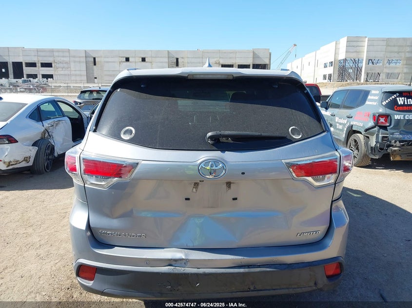 2015 TOYOTA HIGHLANDER LIMITED V6 - 5TDYKRFH4FS111378