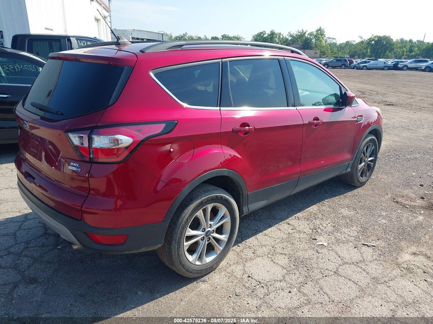 Vin: 1fmcu9hd5jud56186, lot: 43068143, ford escape sel 20184