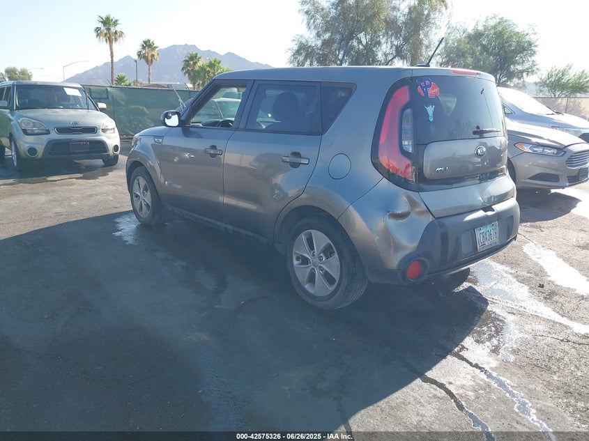 2016 KIA SOUL VIN: KNDJN2A25G7291372