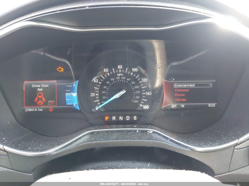 2016 FORD FUSION VIN: 3FA6P0K90GR188049