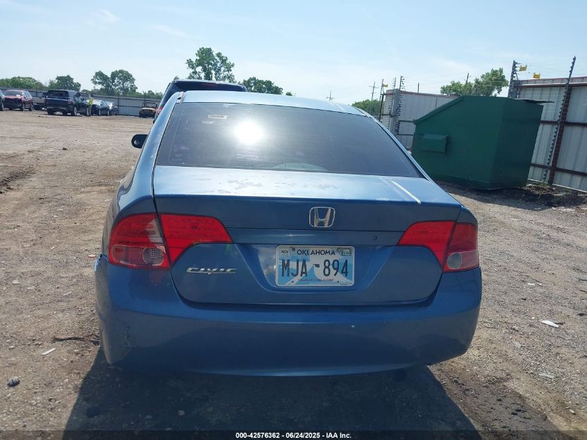 2006 Honda Civic Lx VIN: 1HGFA16536L043434 Lot: 42576362
