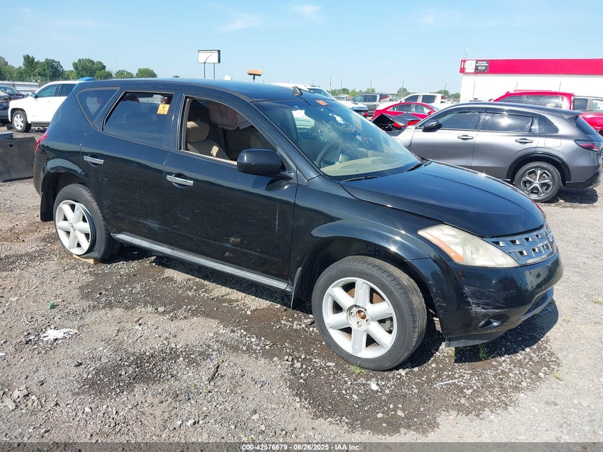 2005 Nissan Murano Se black other gasoline JN8AZ08TX5W319553 photo #1