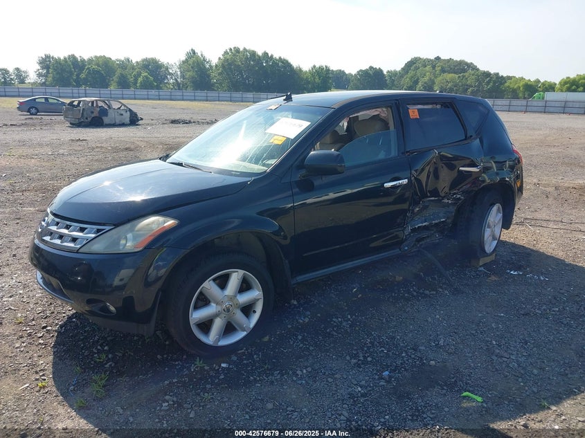 2005 Nissan Murano Se black other gasoline JN8AZ08TX5W319553 photo #3