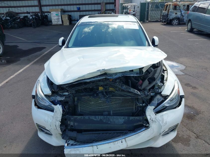 2014 Infiniti Q50 Premium VIN: JN1BV7AP6EM686420 Lot: 42576728