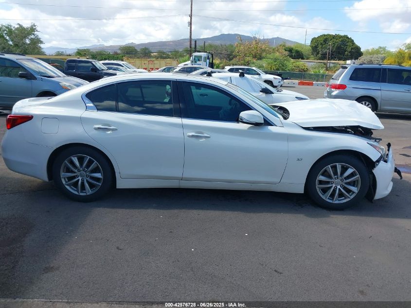 2014 Infiniti Q50 Premium VIN: JN1BV7AP6EM686420 Lot: 42576728