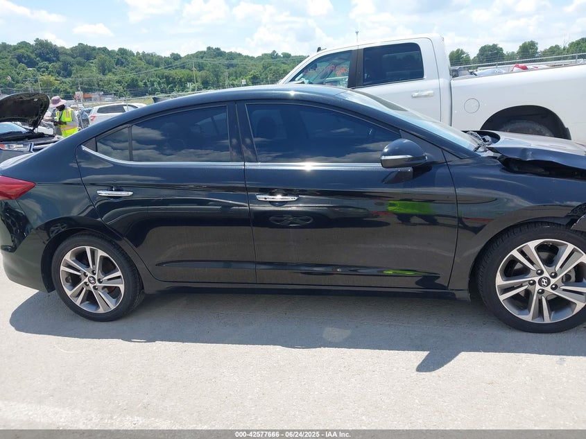 2017 HYUNDAI ELANTRA LIMITED - 5NPD84LF1HH012450