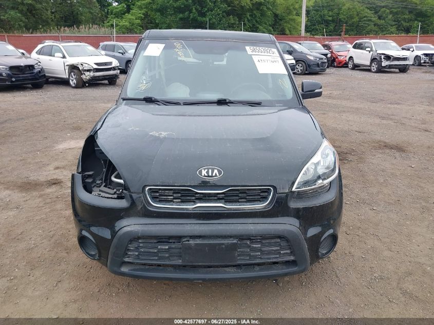 2012 Kia Soul + VIN: KNDJT2A61C7742929 Lot: 42577697