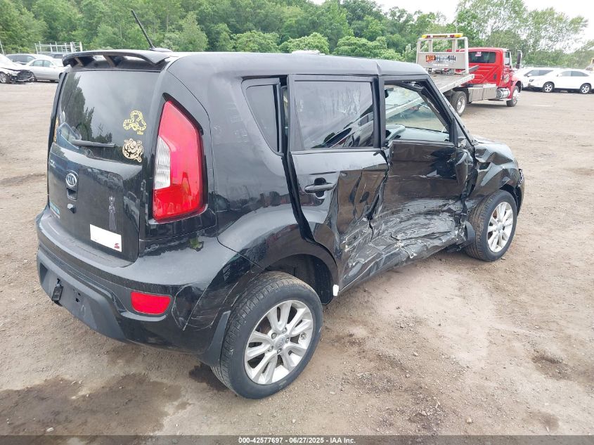 2012 Kia Soul + VIN: KNDJT2A61C7742929 Lot: 42577697