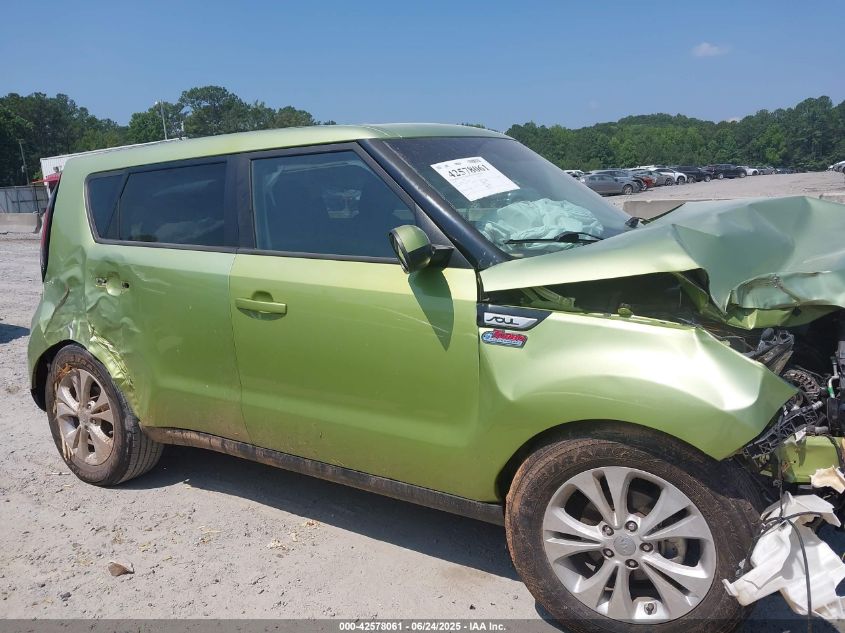 2016 Kia Soul + VIN: KNDJP3A57G7819150 Lot: 42578061