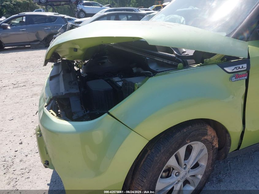 2016 Kia Soul + VIN: KNDJP3A57G7819150 Lot: 42578061