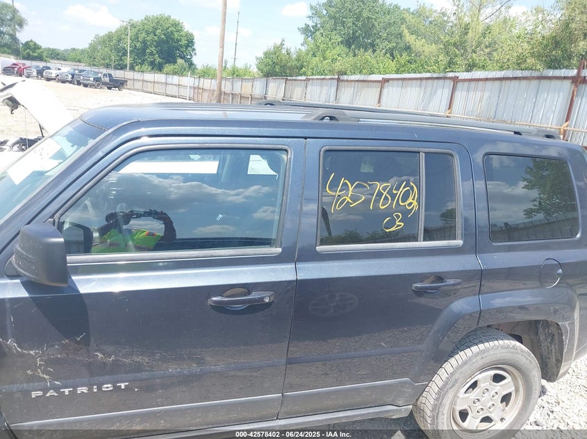 2014 JEEP PATRIOT SPORT - 1C4NJRBB0ED572563