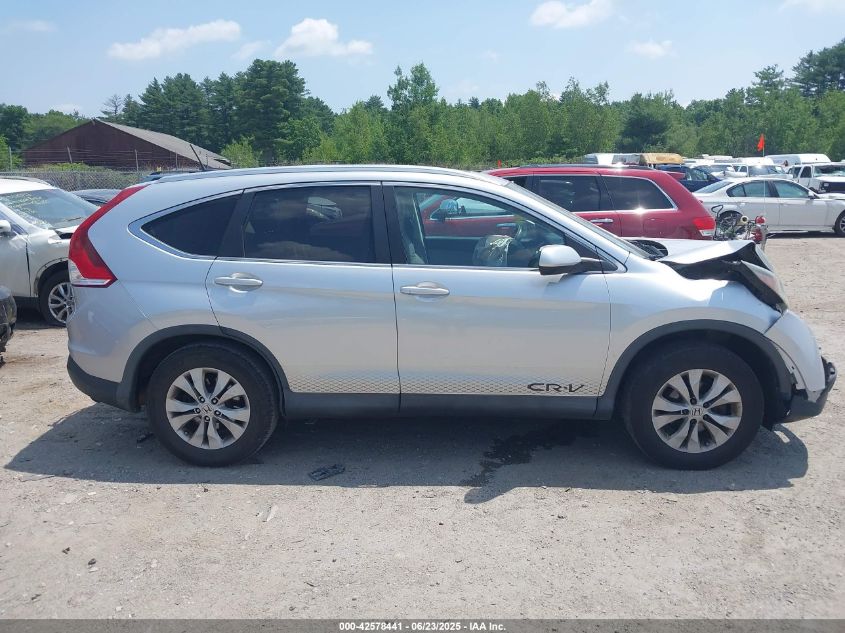 2014 Honda Cr-V Ex-L VIN: 2HKRM4H77ELJIIBGI Lot: 42578441