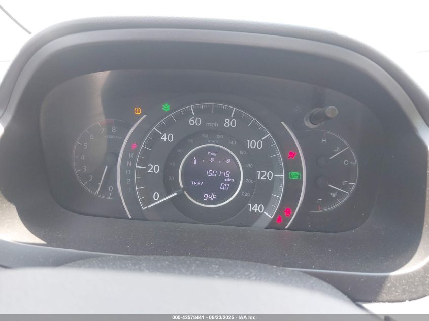 2014 Honda Cr-V Ex-L VIN: 2HKRM4H77ELJIIBGI Lot: 42578441