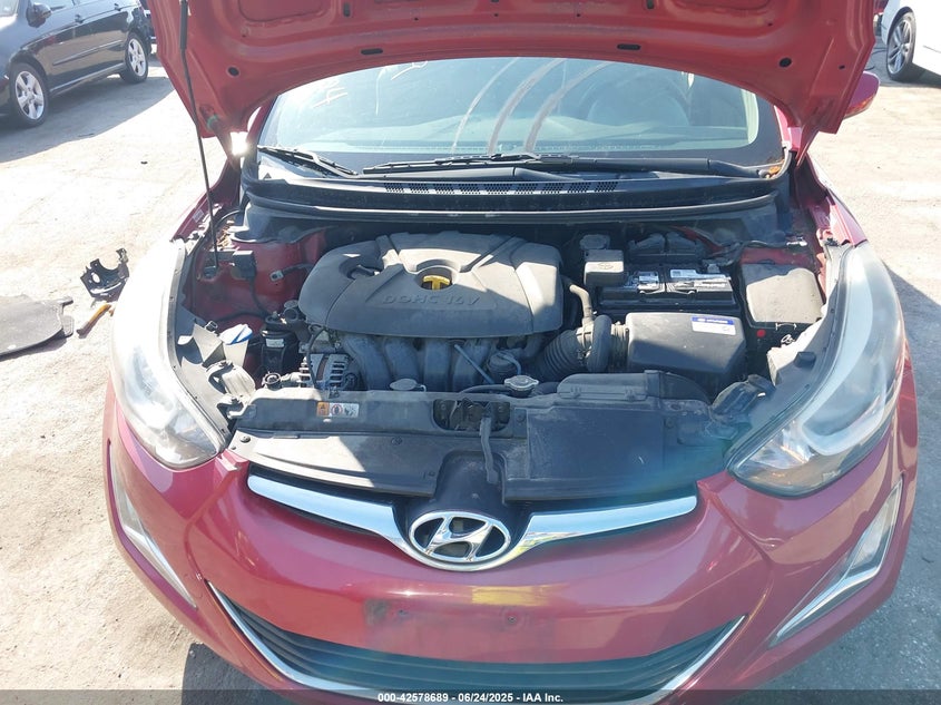 2015 HYUNDAI ELANTRA VIN: KMHDH4AE2FU419881