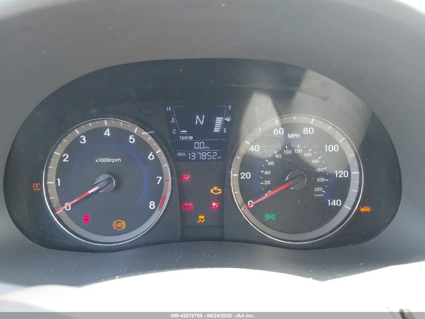 2014 Hyundai Accent Se VIN: KMHCU5AE0EU194601 Lot: 42578768