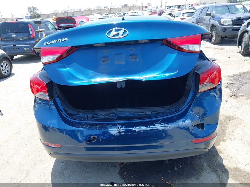2014 HYUNDAI ELANTRA SE - KMHDH4AE6EU201098