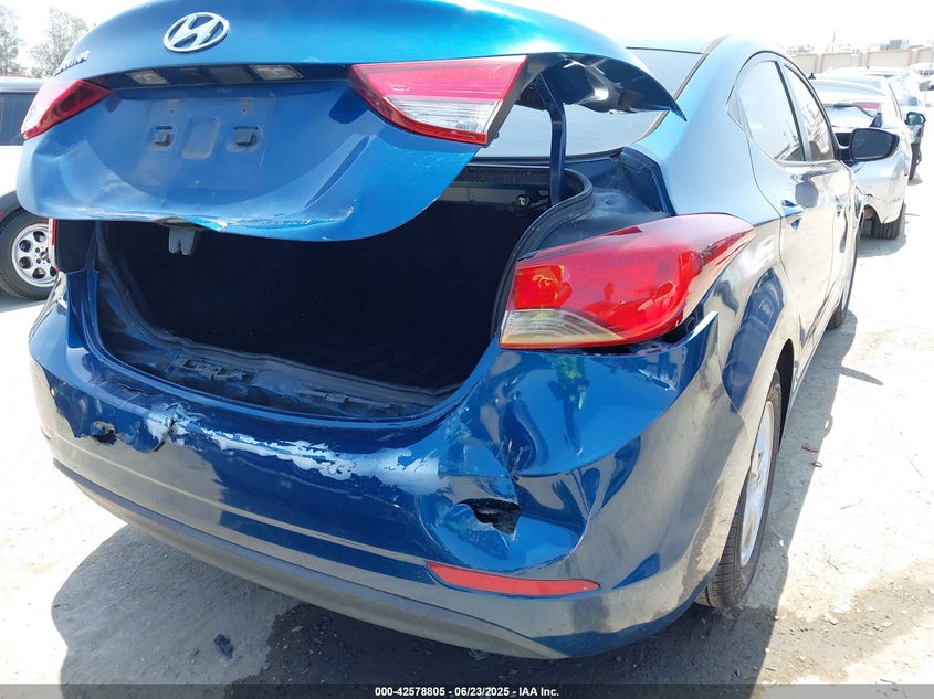 2014 HYUNDAI ELANTRA SE - KMHDH4AE6EU201098