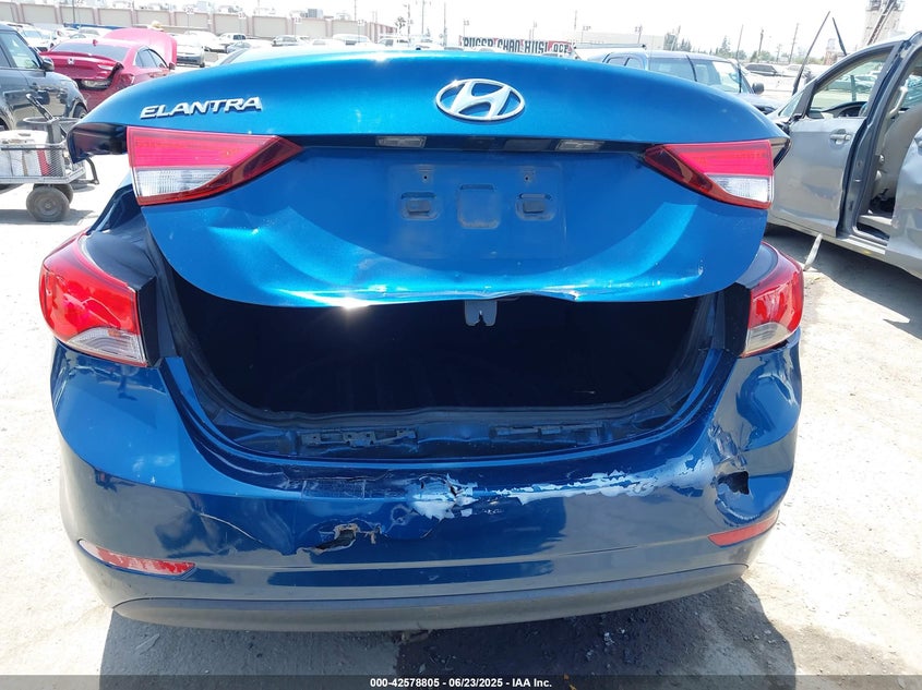 2014 HYUNDAI ELANTRA SE - KMHDH4AE6EU201098
