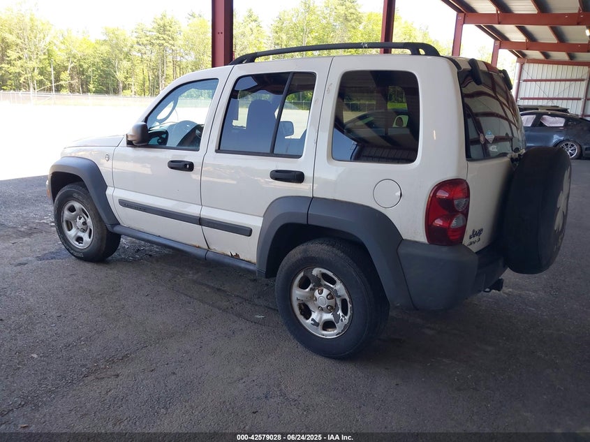 2007 JEEP LIBERTY VIN: 1J4GL48K97W670098