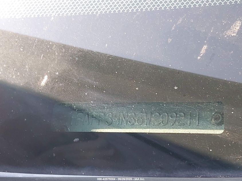 2006 Ford Focus Zx4 VIN: 1FAFP34N36W209211 Lot: 42579384