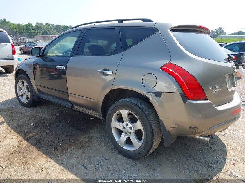 2003 Nissan Murano Sl brown other gasoline JN8AZ08T93W120037 photo #4