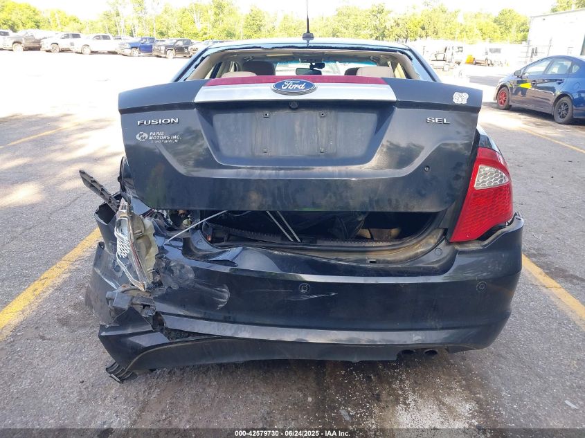 2012 Ford Fusion Sel VIN: 3FAHP0JAXCR393098 Lot: 42579730