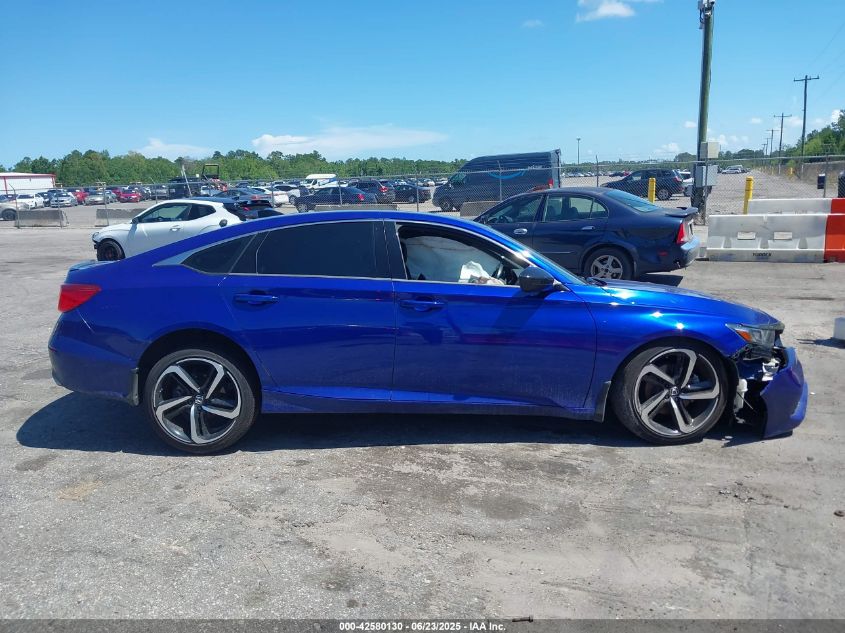2021 Honda Accord Sport VIN: 1HGCV1F30MA087728 Lot: 42580130