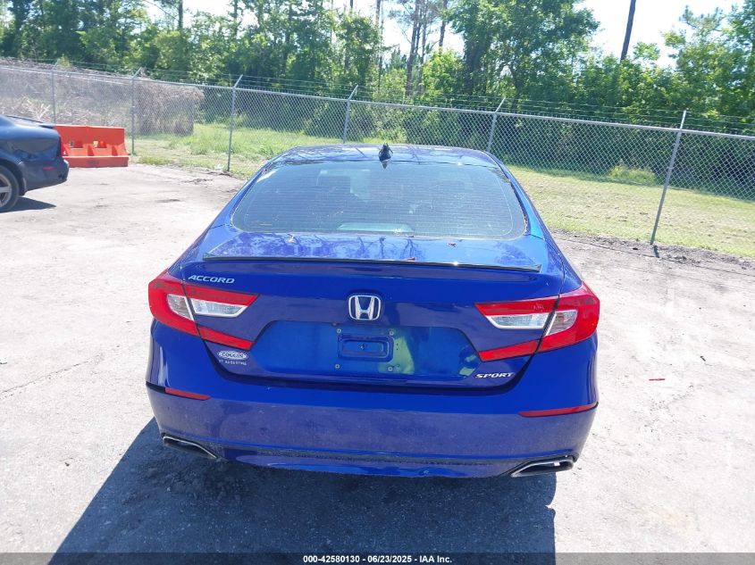 2021 Honda Accord Sport VIN: 1HGCV1F30MA087728 Lot: 42580130