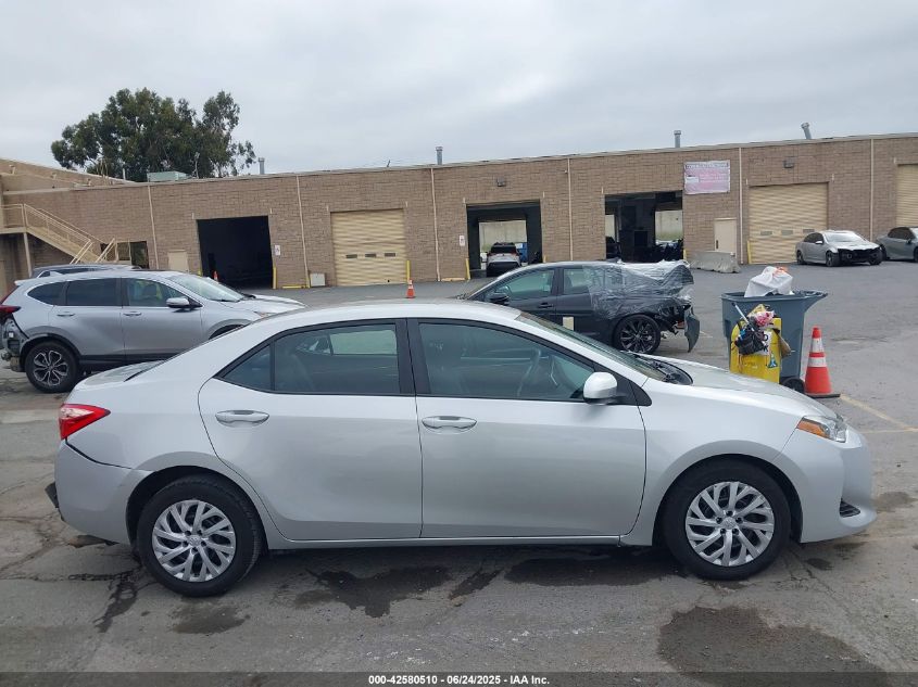 2019 Toyota Corolla Le VIN: 5YFBURHE8KP903331 Lot: 42580510