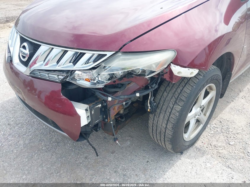 2010 NISSAN MURANO VIN: JN8AZ1MWXAW136184