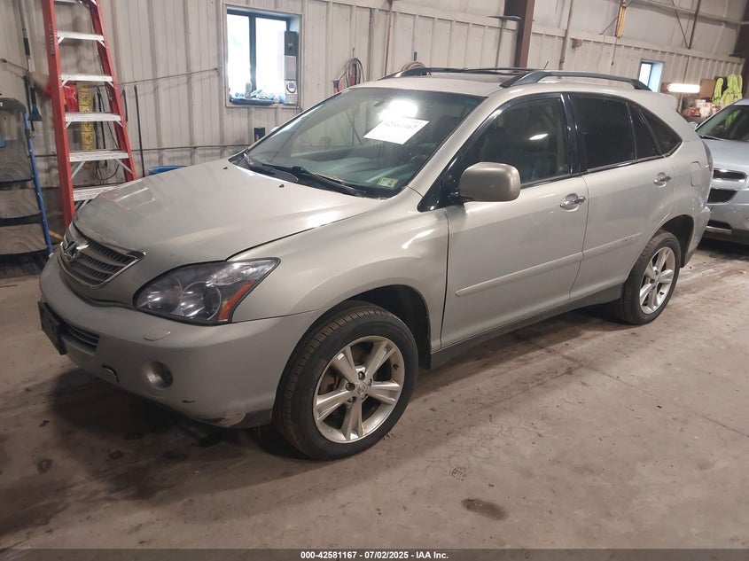 2008 LEXUS RX 400H VIN: JTJHW31U782059063