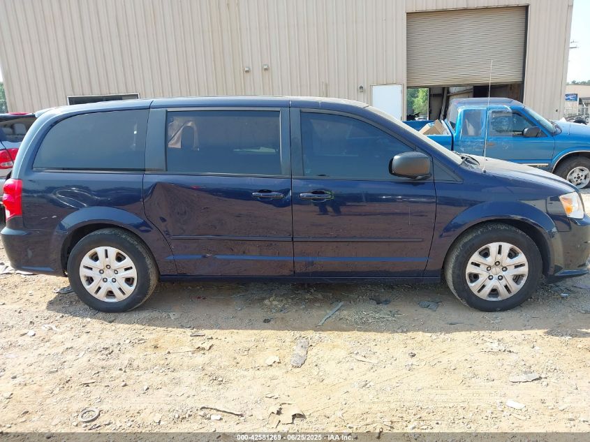 2016 Dodge Grand Caravan Se VIN: 2C4RDGBG3GR101807 Lot: 42581269