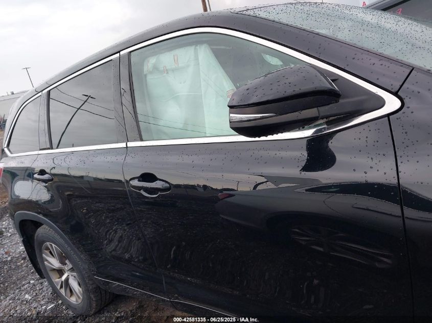 2014 Toyota Highlander Le/Le Plus VIN: 5TDBKRFH2ESO17617 Lot: 42581335